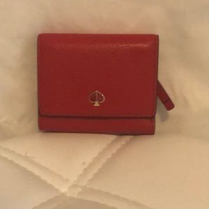 Kate Spade Red wallet *never used*